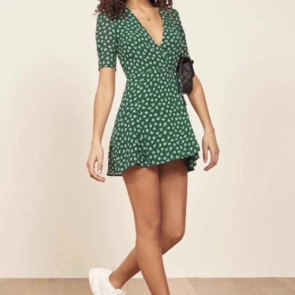 Reformation Lucky Mini Dress Upcycled - Picture 1 of 8